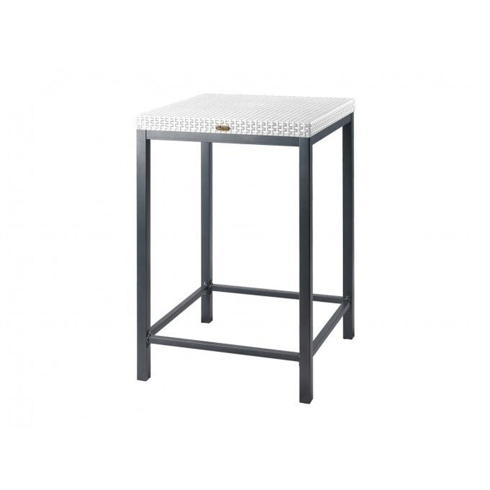 russ modern rattan stylish bar table black