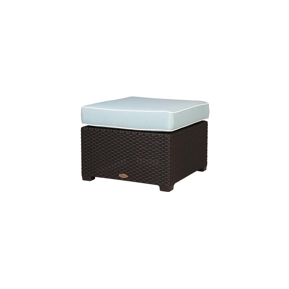 Magnolia Outdoor Flat Rattan Style Ottoman