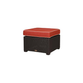 magnolia flat rattan stylish ottoman black