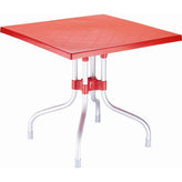 forza square folding table 31 inch orange isp770 ora