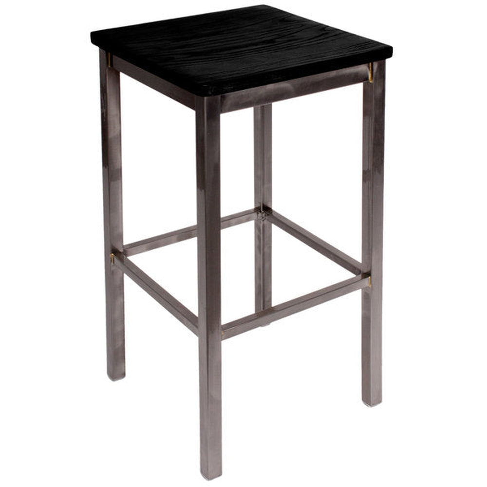 industrial seating lima trent clear backless barstool