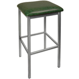 industrial seating lima trent clear backless barstool