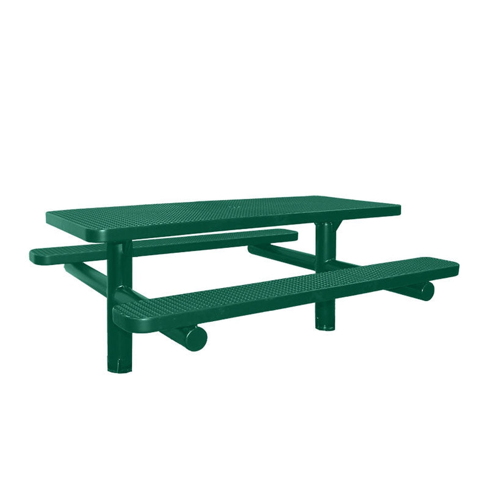 Champion Style 6′ Picnic Table Direct Bury Double Pedestal