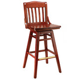 schoolhouse solid wood bar stool 98