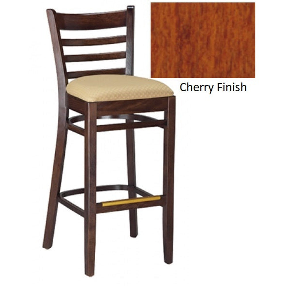 Ladderback Solid Wood Bar Stool