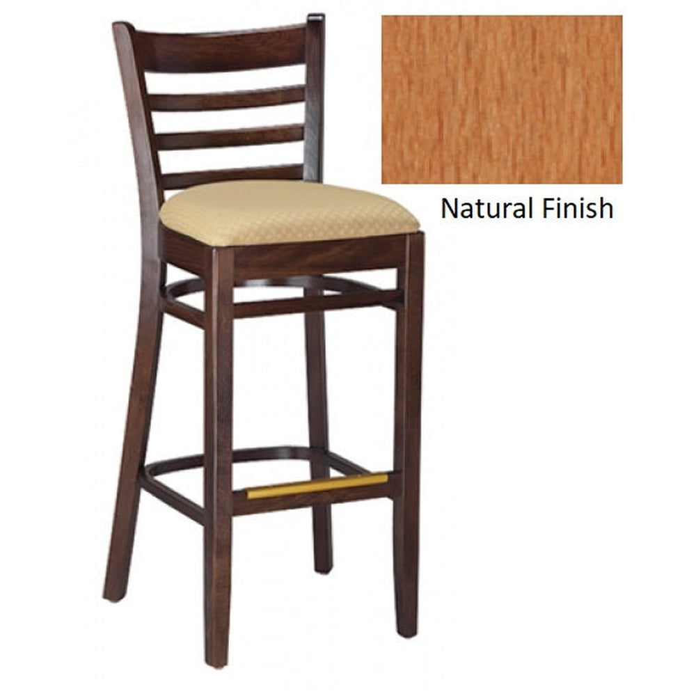 Ladderback Solid Wood Bar Stool