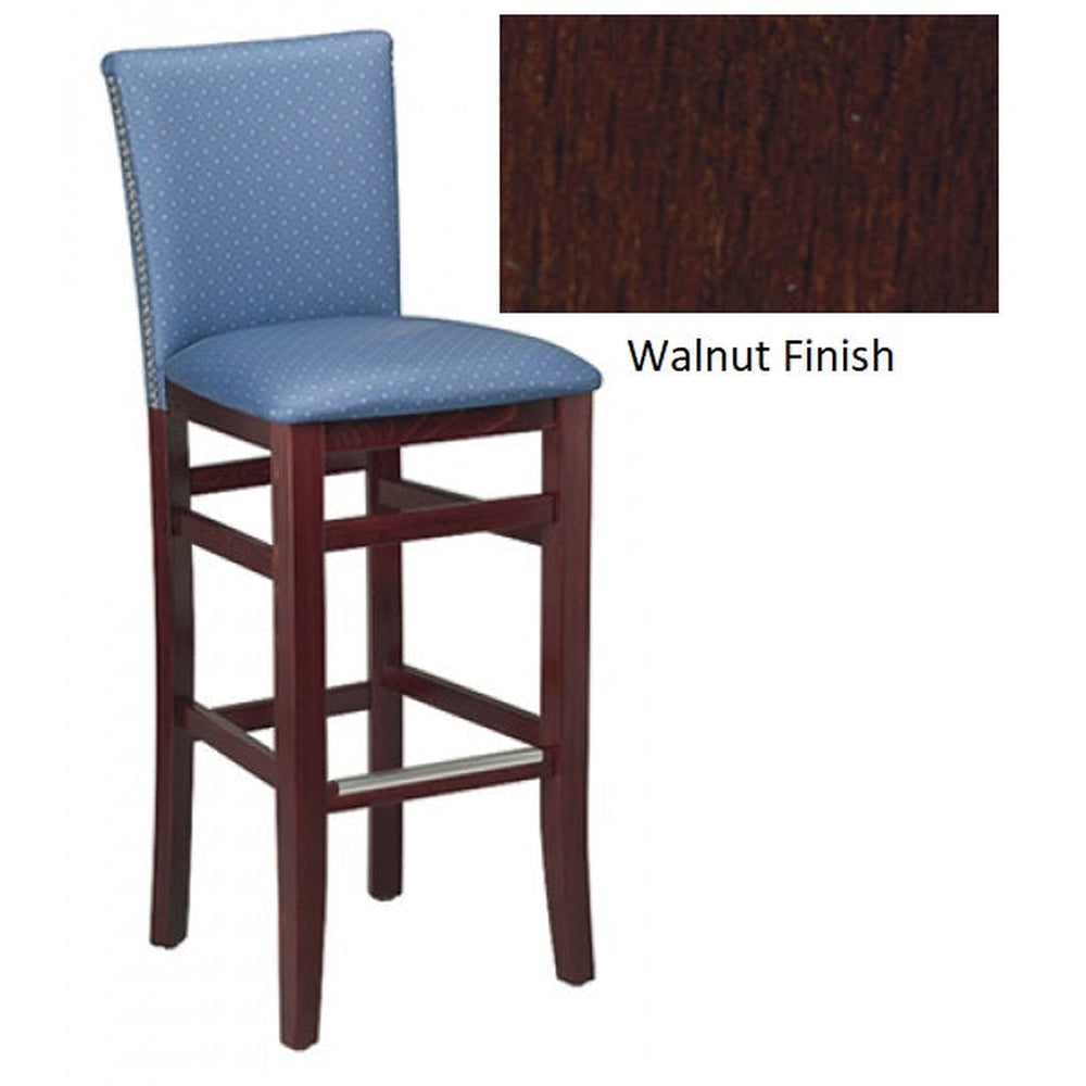 Lotus Solid Wood Bar Stool