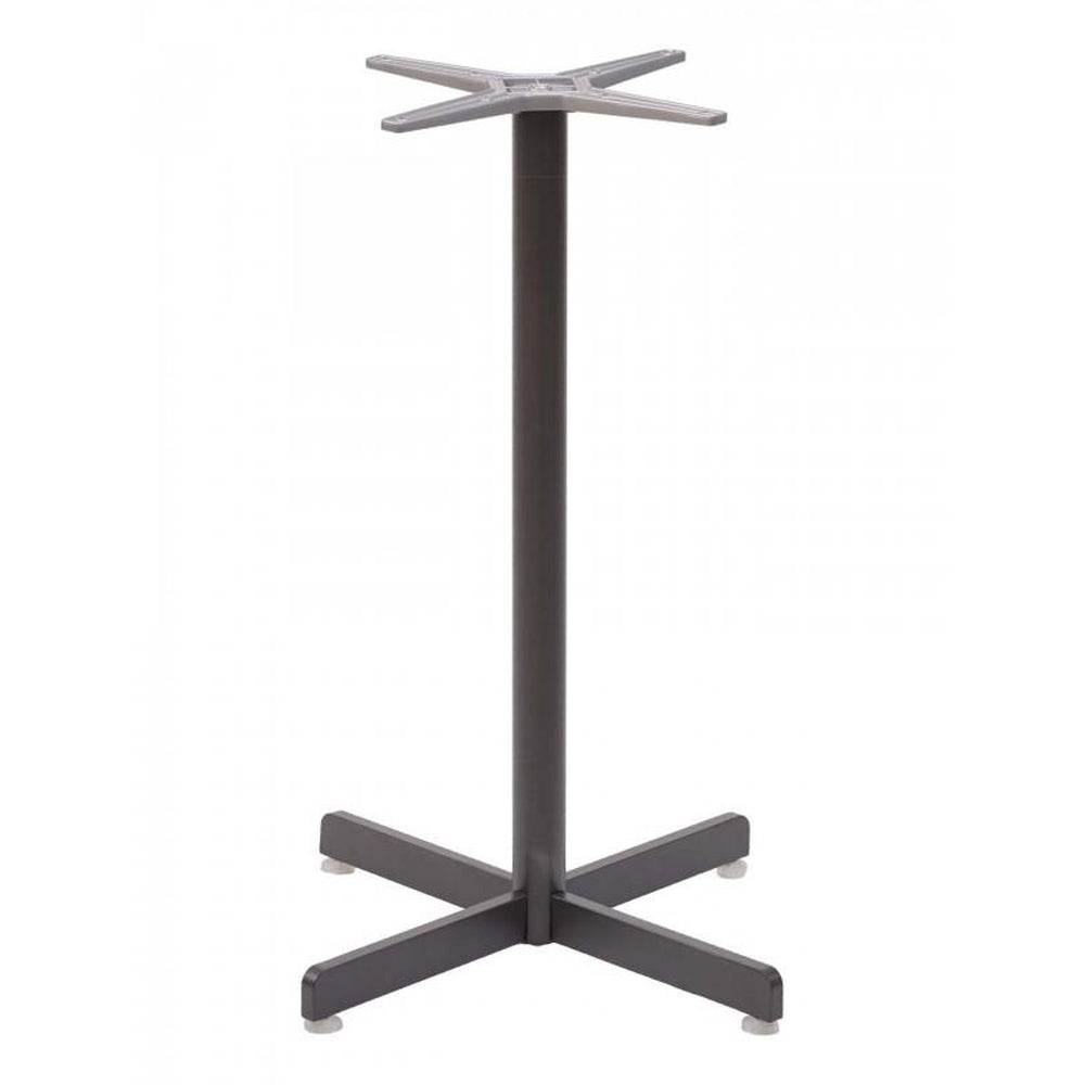 fs aluminium bar height table base bronze finish 1