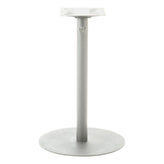 fs stainless steel 316 pole zinc coated bar height round base1