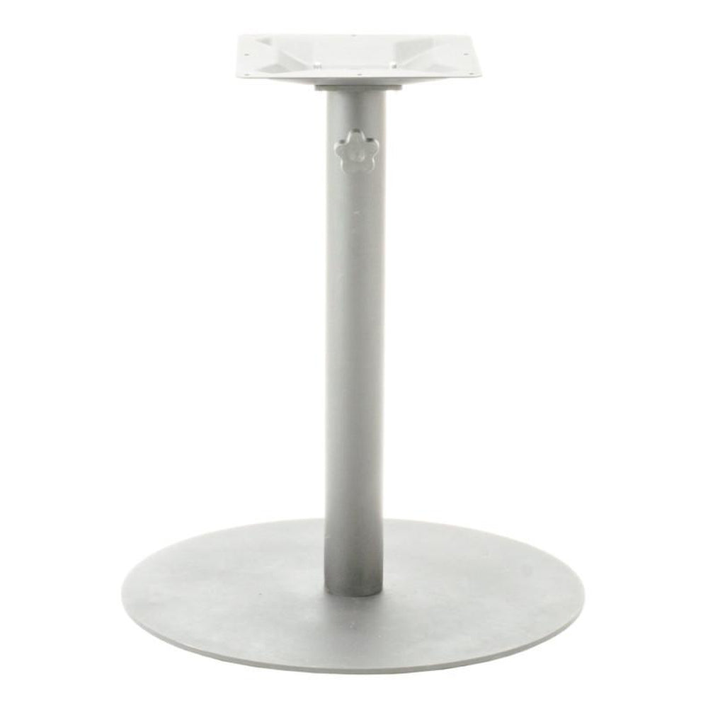 fs stainless steel 316 pole zinc coated round base1