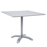 outdoor aluminum table with base