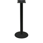 os black stamped steel disc table bases