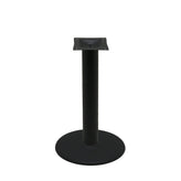 os black stamped steel disc table bases