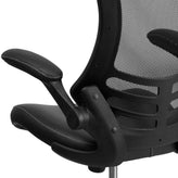 mid back office desk chair with wheels