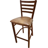 os metalwood ladderback barstool