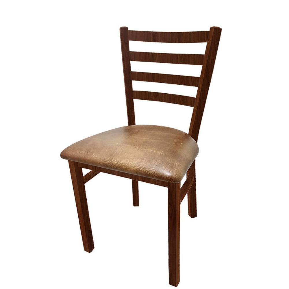 os metalwood ladderback chair