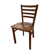 os metalwood ladderback chair