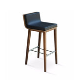 corona wood stools with dallas seat