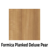 3mm manufactured table tops planked deluxe pear