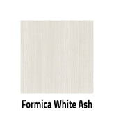 3mm manufactured table tops white ash