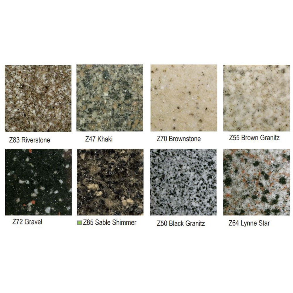 SierraSolid Molded Acrylic Granite-Style Outdoor Table Tops