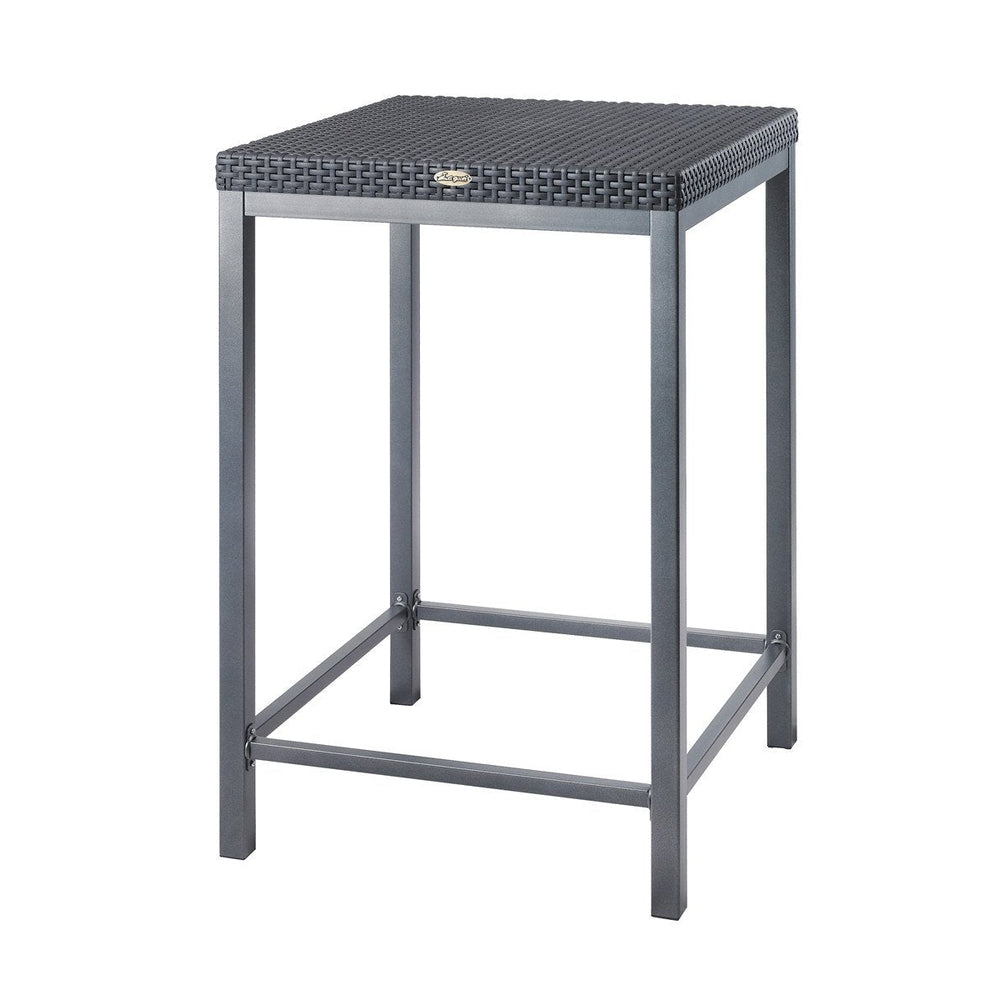 russ modern rattan stylish bar table black