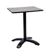 high pressure laminate table top and aluminum base