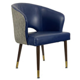 Halas Upholstered Metal Arm Chair