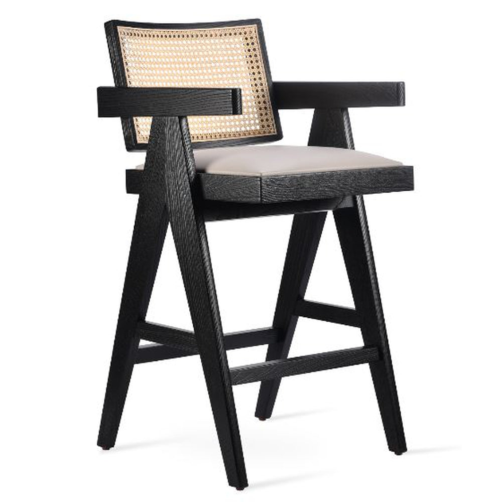 Pierre J Bar Stool in Teak Wood