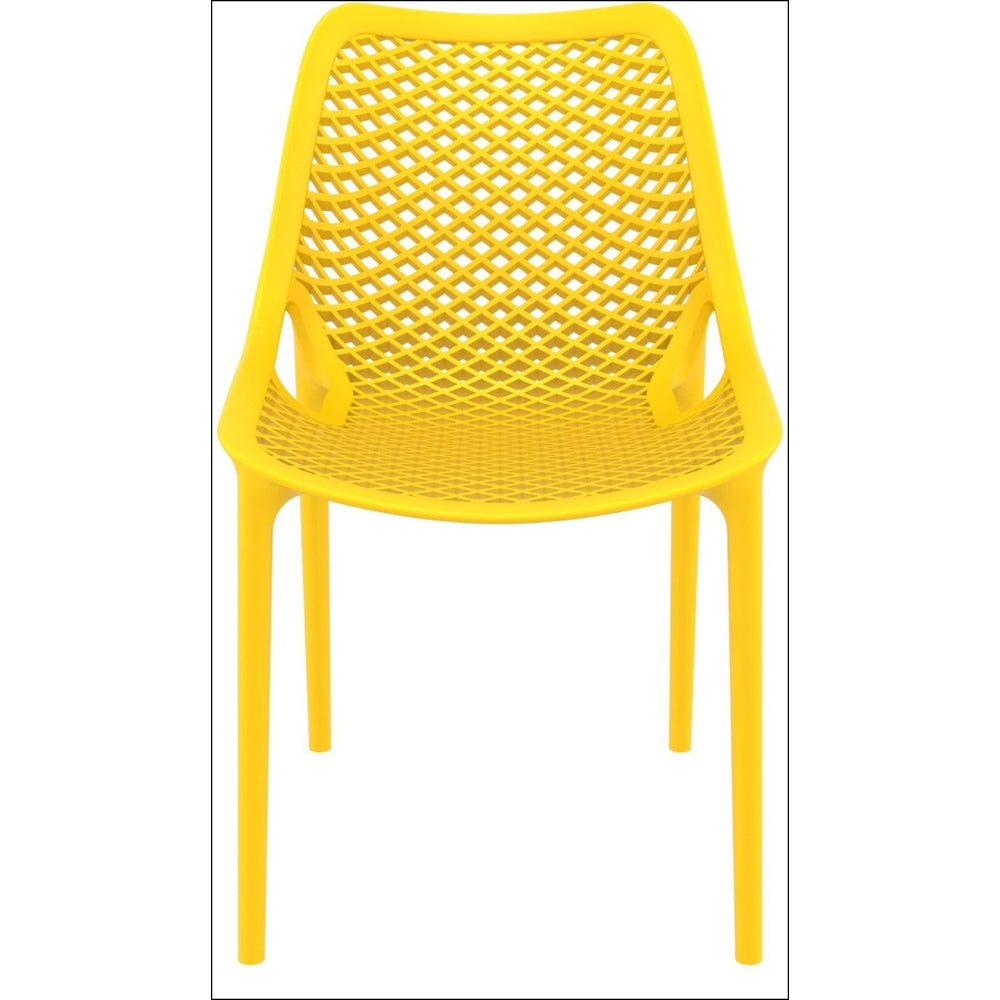 air outdoor dining chair orange isp014 ora