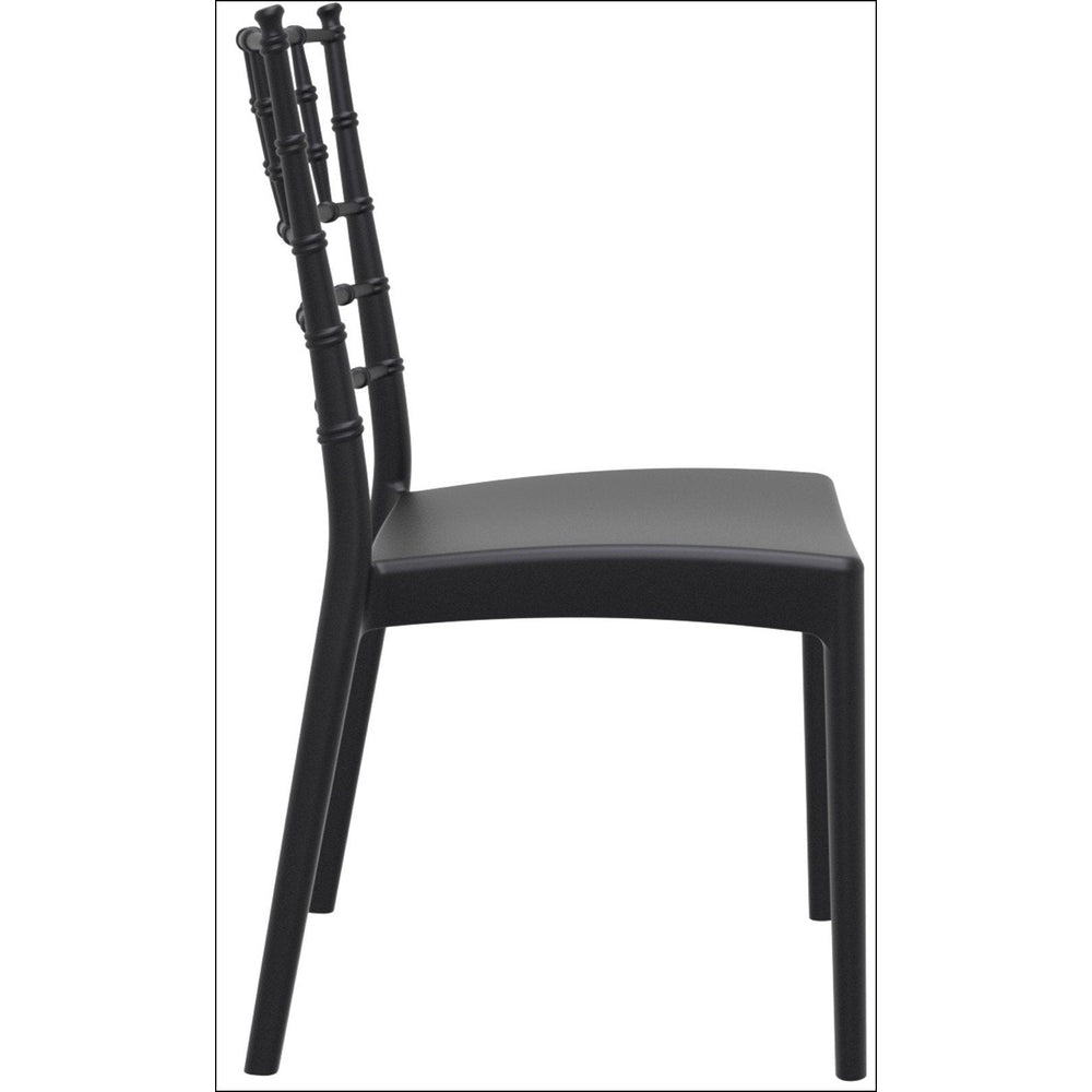 josephine outdoor dining chair white isp050 whi