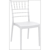 josephine outdoor dining chair white isp050 whi