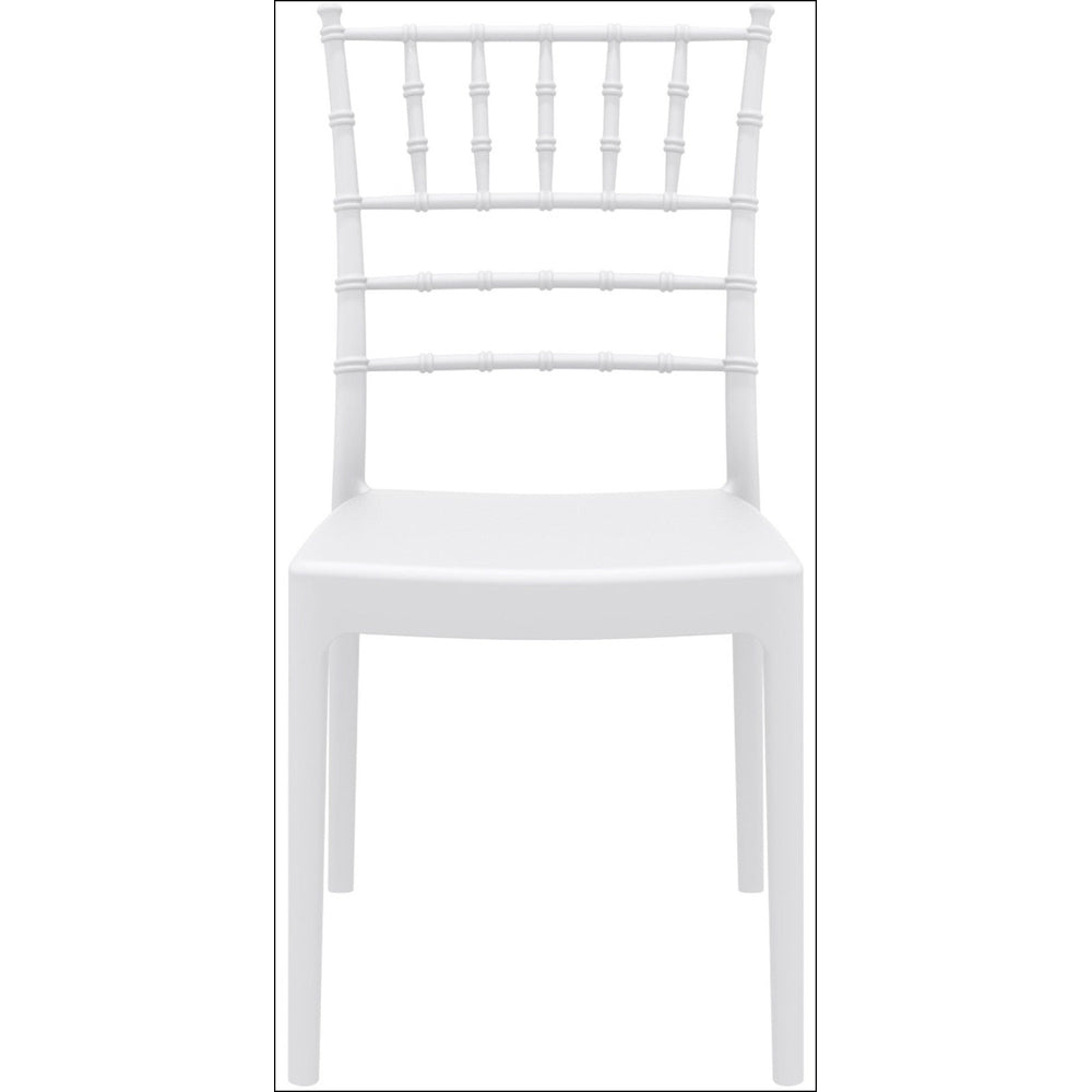 josephine outdoor dining chair white isp050 whi