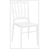 opera polycarbonate dining chair transparent clear isp061 tcl