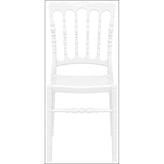 opera polycarbonate dining chair transparent clear isp061 tcl