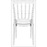 opera polycarbonate dining chair transparent clear isp061 tcl