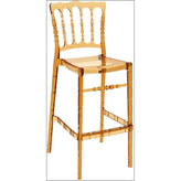 opera polycarbonate barstool transparent amber isp073 tamb