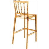 opera polycarbonate barstool transparent amber isp073 tamb