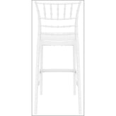 chiavari polycarbonate barstool glossy white isp083 gwhi