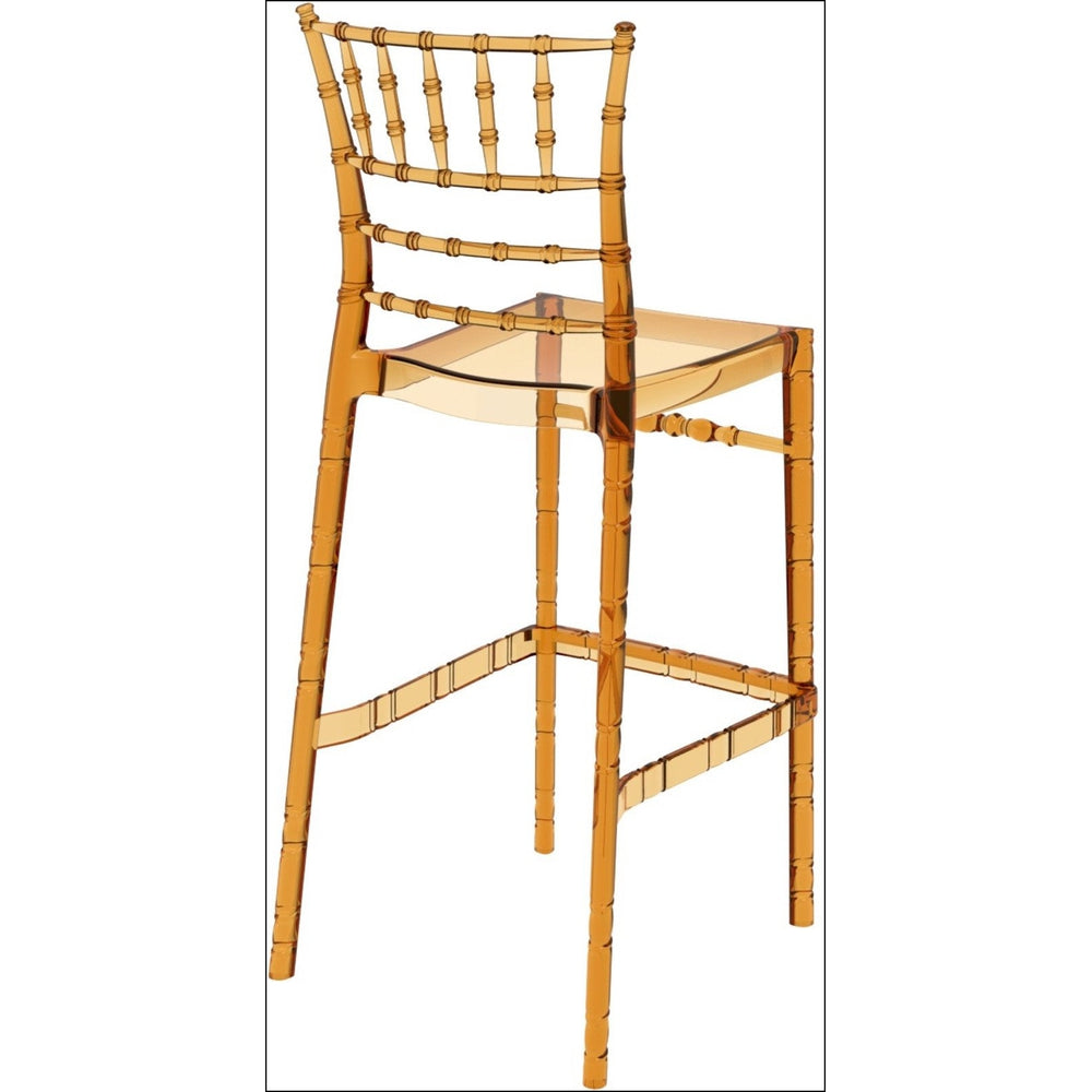 chiavari polycarbonate barstool glossy white isp083 gwhi