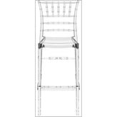 chiavari polycarbonate barstool glossy white isp083 gwhi