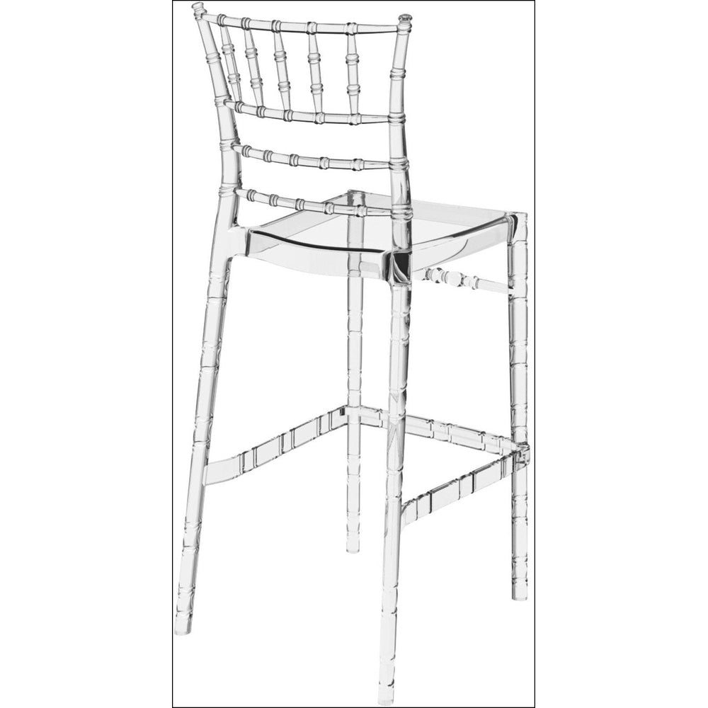 chiavari polycarbonate barstool glossy white isp083 gwhi