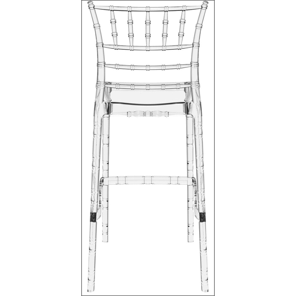 chiavari polycarbonate barstool glossy white isp083 gwhi