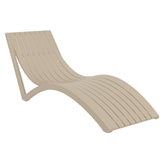 slim pool chaise sun lounger