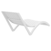 slim pool chaise sun lounger