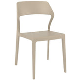 snow dining chair yellow