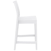 maya resin barstool white