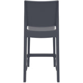 maya resin counter stool dove gray