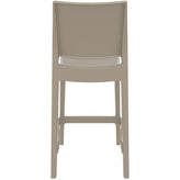 maya resin counter stool dove gray