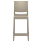 maya resin counter stool dove gray